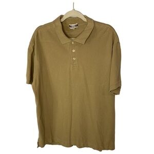 XL Gap Men’s XL Tan Short Sleeve 3 Button Polo